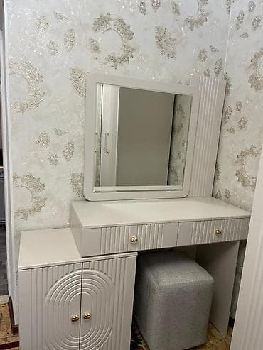 прикроватные тумбочки из экокожи: Спальный гарнитур, Б/у, Двуспальная кровать, Шкаф, Комод, Белоруссия, ДСП, Самовывоз, цвет - Бежевый — 6