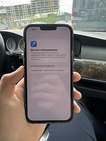 ıphone 11: IPhone 13 Pro Max, Б/у, 128 ГБ, Графит, Чехол, 77 % — 2