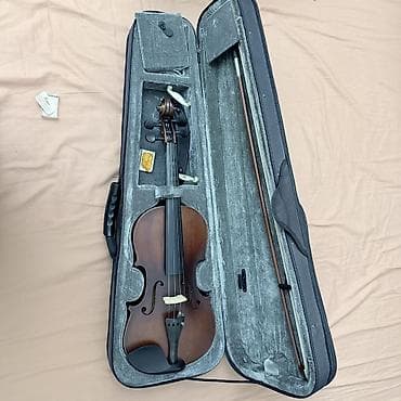 мостик для скрипки: Скрипка 4/4 с кейсом и смычком Комплект: - полноразмерная скрипка 4/4 — 2