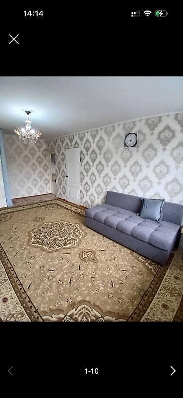 душанбин: 2 комнаты, 42 м², Элитка, Политех Элитка, 4 этаж — 1