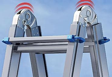 Лестницы-трансформеры: Лестница-трансформер, Высота: 3–4 м, Новый, Материал: Алюминий — 3