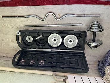 старые гантели: 🔥 Набор гантелей и штанги 4в1 FITTOP FT-DB55 (55 кг) — твой личный — 4