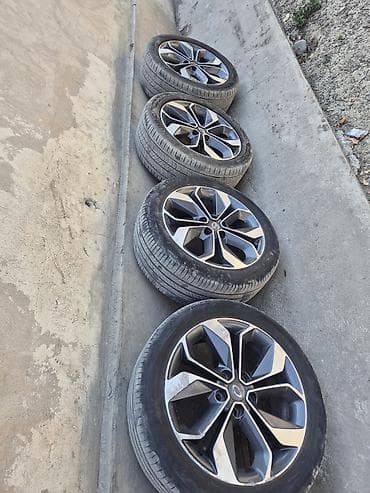 infinity g35: Колеса в сборе 225 / 55 / R 18, Лето, Б/у, Комплект, Легковые, Литые, отверстий - 5 — 2