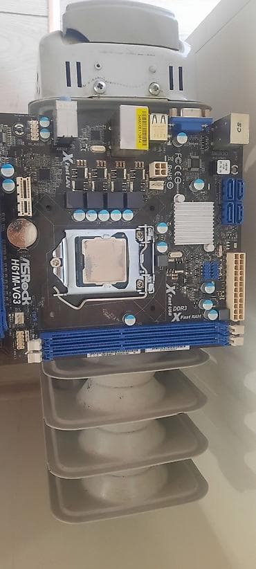 Материнская плата для ПК, Б/у, ASRock, LGA1155, Micro-ATX