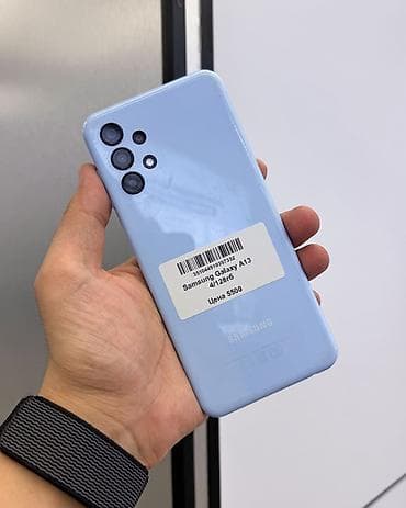 Samsung Galaxy A13, Б/у, 128 ГБ, цвет - Голубой, В рассрочку, 2 SIM
