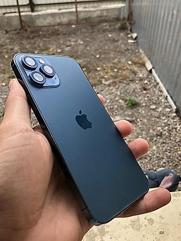 нета u: IPhone 12 Pro Max, Б/у, 128 ГБ, Синий, Защитное стекло, Чехол, 68 % — 4