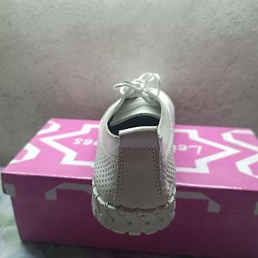 женские белые кроссовки: Женские повседневные кеды/сникеры белые - Верх: перфорированный — 5