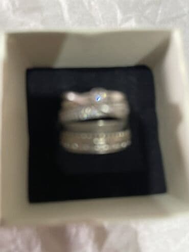 аксессуары для свадебного платья: Кольцо, Коктейльное, Проба 925, Женские, Топаз, Циркон, Новый — 6