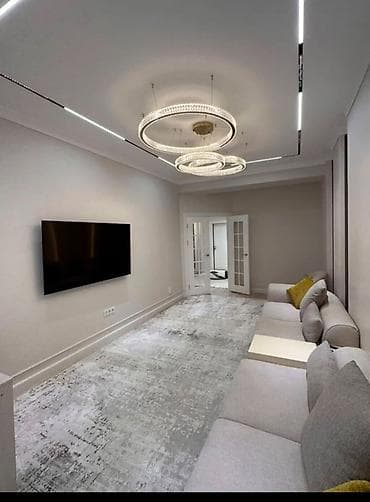 Квартиры: 3 комнаты, 104 м², Асанбай мкр Элитка, 3 этаж, Евроремонт — 4