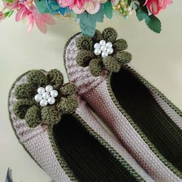 обувь 19 размер: Домашние тапочки, 37, Новый, Самовывоз — 7