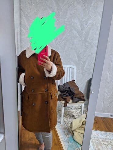 купить женскую обувь больших размеров: Дубленка, Длинная модель, L — 1