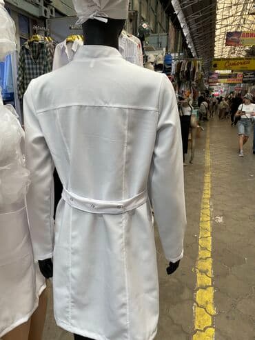 Глюкометрлер: Мед халат для студентов 🥼 Женский мужской Ткань габардин🔥 ткань — 3