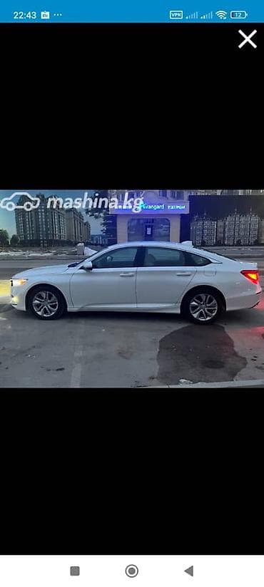 Унаа сатуу: Honda Accord: 2020 г., Автомат, Седан — 3