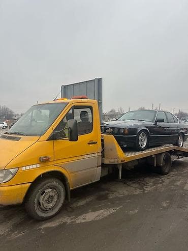 Эвакуатор кызматтары: Сынган платформасы менен, Кыймылдуу платформасы менен, Түз платформасы менен — 1