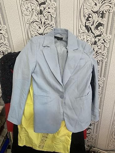 женский кофта: Женский пиджак Banana Republic - Цвет: нежно‑голубой (light blue) - — 2