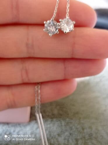 самые красивые свадебные платья в мире: Продаю сережки протяжки, серебро 925 пробы, не тяжёлые, длинные — 1