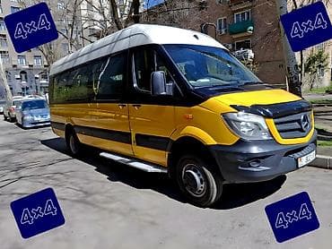 лобовой 124: Полный приводной микроавтобус Mercedes‑Benz Sprinter 4x4 (длинная — 1