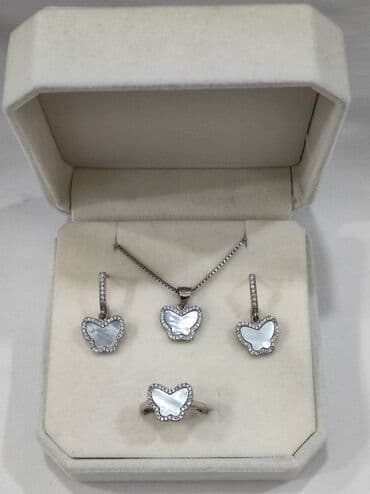 самые красивые свадебные платья в мире: Набор украшений, Проба 925, Женские, Новый — 8