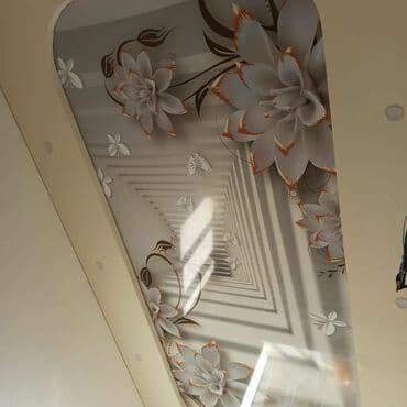 монтаж кабеля: Натяжной потолок Глянцевое, Матовое Гарантия, Бесплатная консультация, Бесплатный замер — 5