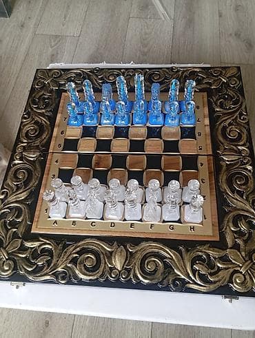 продаю нарды: Шахматы настольные, складной комплект. - Игровое поле: деревянная — 5