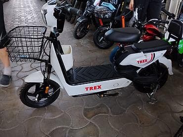 Электровелосипед/скутер TREX (белый) - Компактный городской — 2