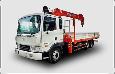 Автомобиль-манипулятор Hyundai HD210 с крановой установкой Kanglim
