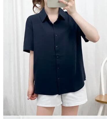 Жилеты, безрукавки: Производство-Юж.Корея
Рубашка с коротким рукавом на лето — 1