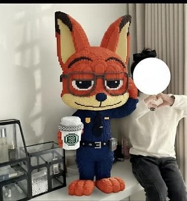 игрушка хаги ваги купить бишкек: ЛЕГО конструктор Ник из зверополиса!-Высота 50см. 3д модель,в — 2