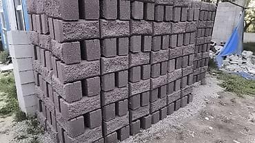 обой для стен: Пескоблок Рваный, Стеновой, 190x190x390 — 7