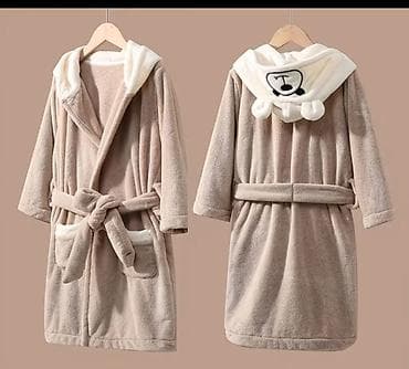 детский чемодан на колесах: Домашний халат с капюшоном «Мишка» - Мягкий плюшевый материал — 4