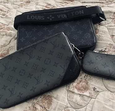 bioaqua набор с рисом цена бишкек: Барсетка, Louis Vuitton, Материал: Экокожа, Разделенные отделения, Множество карманов, Съёмный ремень, Новый — 3