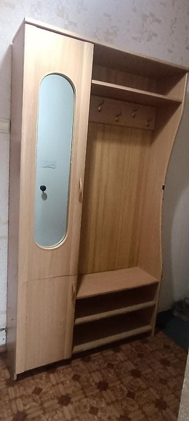 полка под раковину: Шкаф-прихожая, С зеркалом, ЛДСП — 3