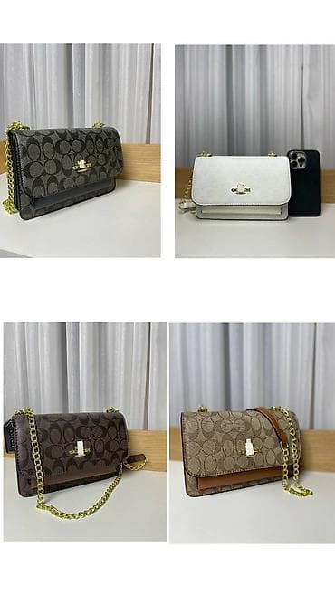 Сумки: Классическая сумка, Coach, Китай, Материал: Экокожа, Жёсткая конструкция, Женские, Новый — 8