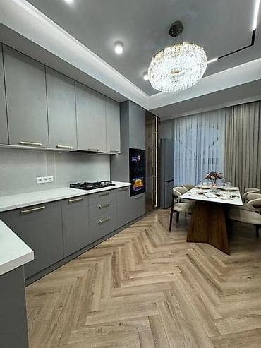 3: 3 комнаты, 96 м², Асанбай мкр Элитка, 10 этаж, Дизайнерский ремонт — 4
