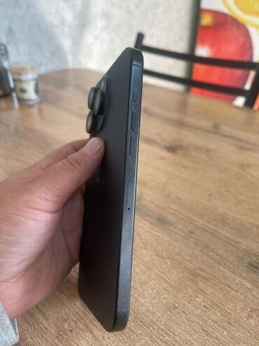 телефон айфон 16 про макс: IPhone 16 Pro Max, Колдонулган, 256 ГБ, Кара, Бөлүп төлөө менен, 100 % — 3