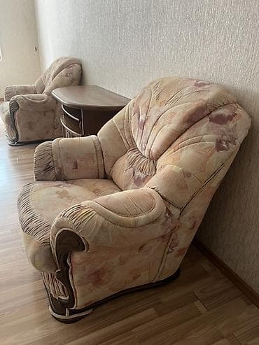 обивка мягкой мебели: Комплект мягкой мебели, цвет - Бежевый — 4