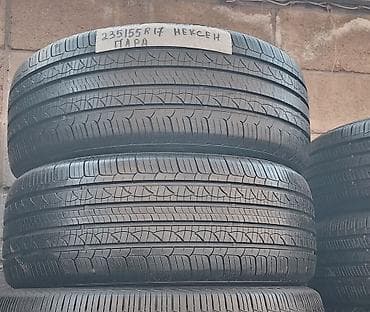 r16 85: Шины 235 / 55 / R 17, Лето, Б/у, Пара, Легковые, Корея, Nexen — 1