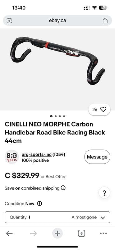 105: Почти новый карбоновый Cinelli Palio. (Рама, вилка, руль, вынос и — 10