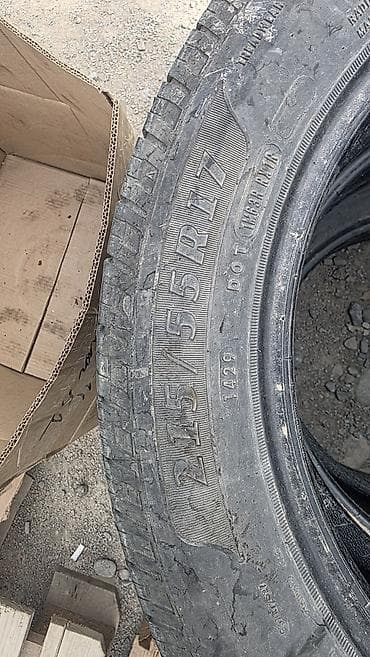 215 55 r17 зимние шины: 3 шт 2000 алып кеткиле керек болсо Комплект автомобильных шин 215/55 — 2