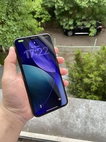 IPhone 11 Pro Max, Б/у, 64 ГБ, Space Gray, Зарядное устройство, Защитное стекло, 72 %