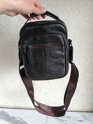 купить ремень мужской кожаный: Мужские барсетки Компактные Цвета : черный и коричневый Материал - — 4