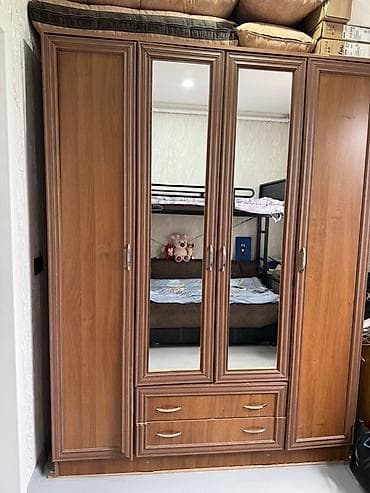вешалка слуга: Шифоньер, шкаф для одежды, Прямой, ЛДСП — 1