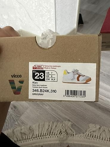 буу кийим: Детские кроссовки Vicco - Размер EU 23 (US 7 / UK 6), стелька 14,4 — 4