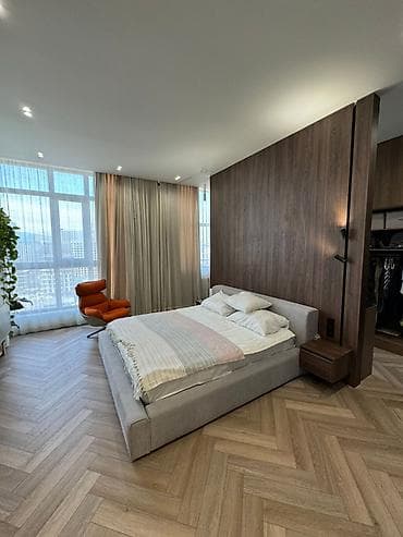 парковая: 4 комнаты, 170 м², Асанбай мкр Элитка, 12 этаж, Дизайнерский ремонт — 3