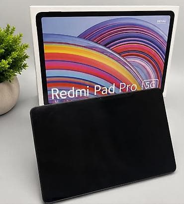 Техника и электроника: Планшет, Redmi, 12" - 13", 5G, Б/у, Классический цвет - Черный — 3