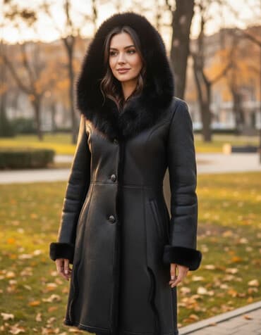 Срочная продажа 🔥 НОВАЯ НАТУРАЛЬНАЯ дублёнка, капюшон из меха