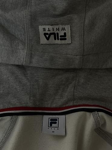 Толстовкалар: Эркектердин толстовкасы, M, Fila, Жаңы, түсү - Боз, Өзү алып кетүү, Акылуу жеткирүү — 2