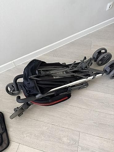 Коляски: Коляска, Chicco, цвет - Черный, Б/у — 7