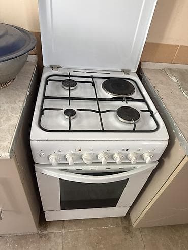 печка для булочек: Indesit, Комбинированная, Механическое, Напольная — 3