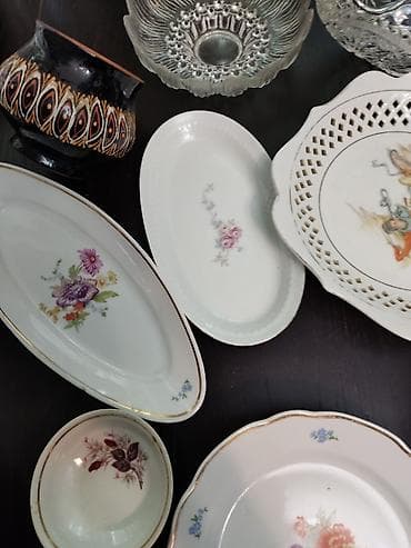 jack 4: Набор винтажной стеклянной посуды с гранёным узором Состав: - 6 — 7